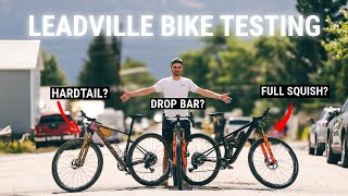 Leadville 100: Bike Testing with Keegan Swenson