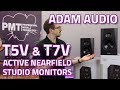 Adam T Series T5V & T7V Active Nearfield Studio Monitors - Features & Review