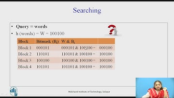 Indexing and Searching: Signature File