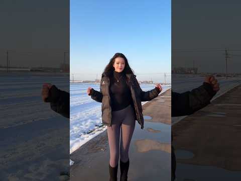 Beautiful Chinese Dance Perfomance Winter Walk With Confidence Cold Weather Bold Vibes 