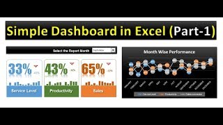 Simple Excel Dashboard (Part-1)