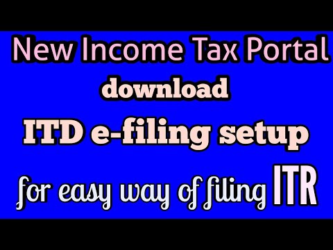 ITD e-filing setup I Income Tax Return Filing AY 2021-22 I New Income Tax Portal