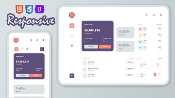 Crypto Currency Responsive Web App | UI Design to HTML, CSS Using Bootstrap 5