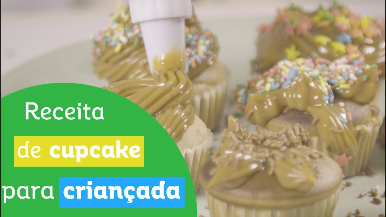 COZINHA LEBES - RECEITA DE CUPCAKE PARA CRIANÇADA