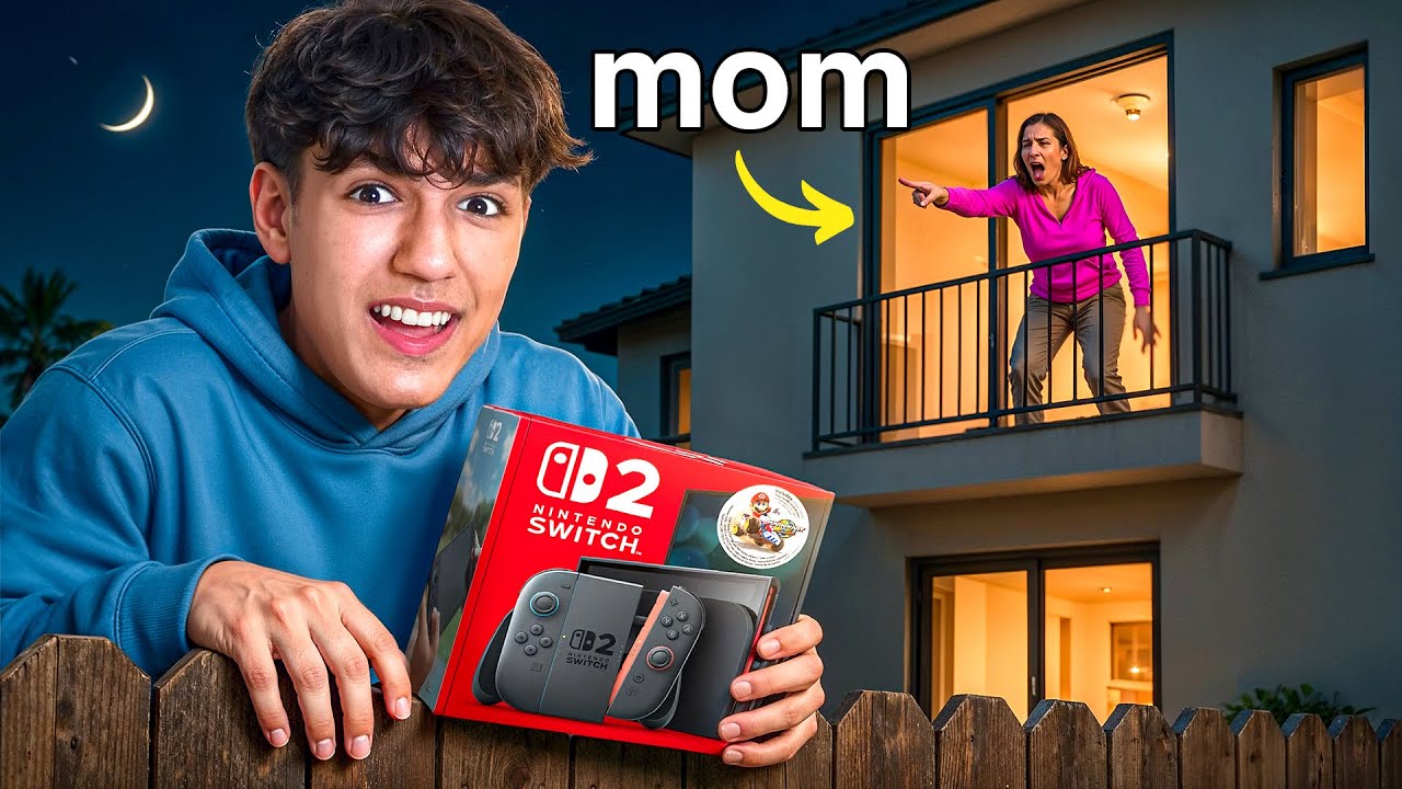 SNEAKING OUT The House At 12AM To Buy The Nintendo 2!