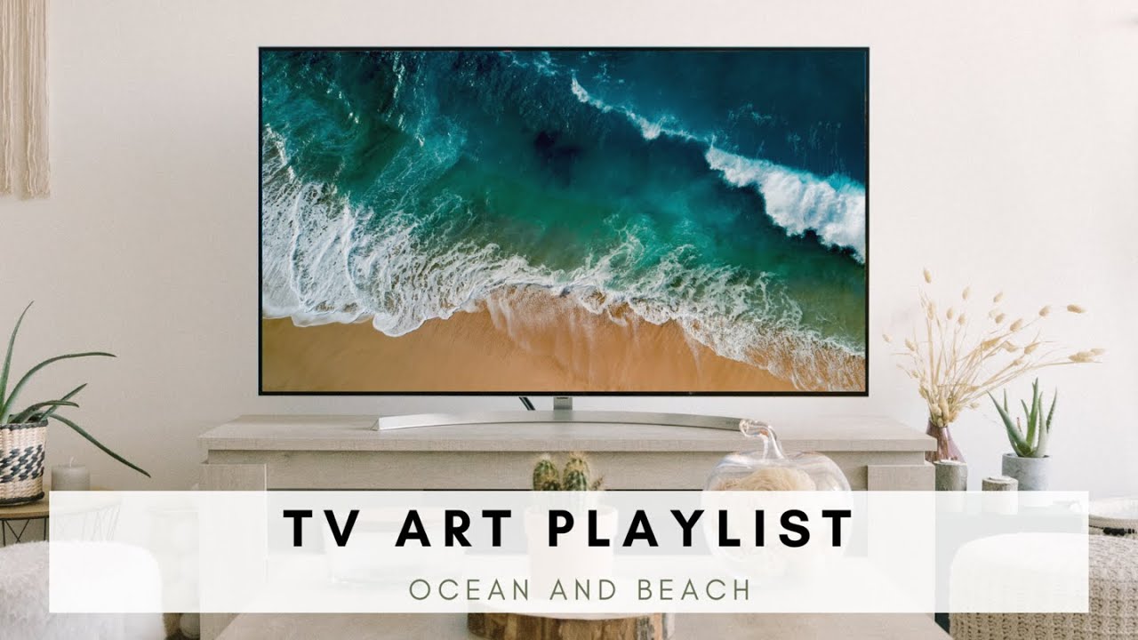 TV Art Playlist - Ocean and Beach | Turn your TV into a piece of art | 3Hrs of HD Prints | No Sound
