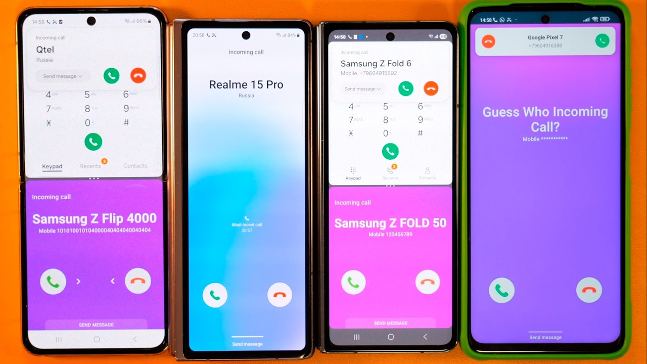 INCOMING CALL& DOUBLE FAKE CALL AT THE SAME TIME SAMSUNG GALAXY ZFOLD 4\Z FLIP4 +XIAOMI POCO X3RPO