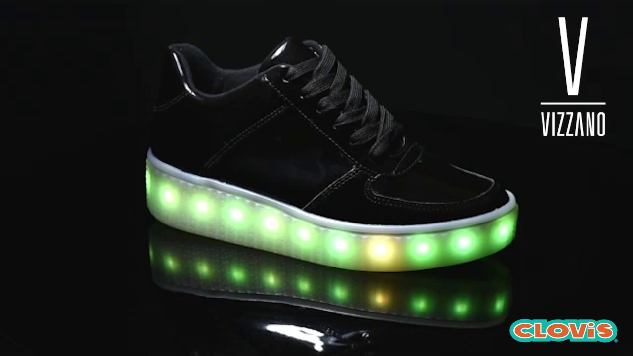 tenis led vizzano preto