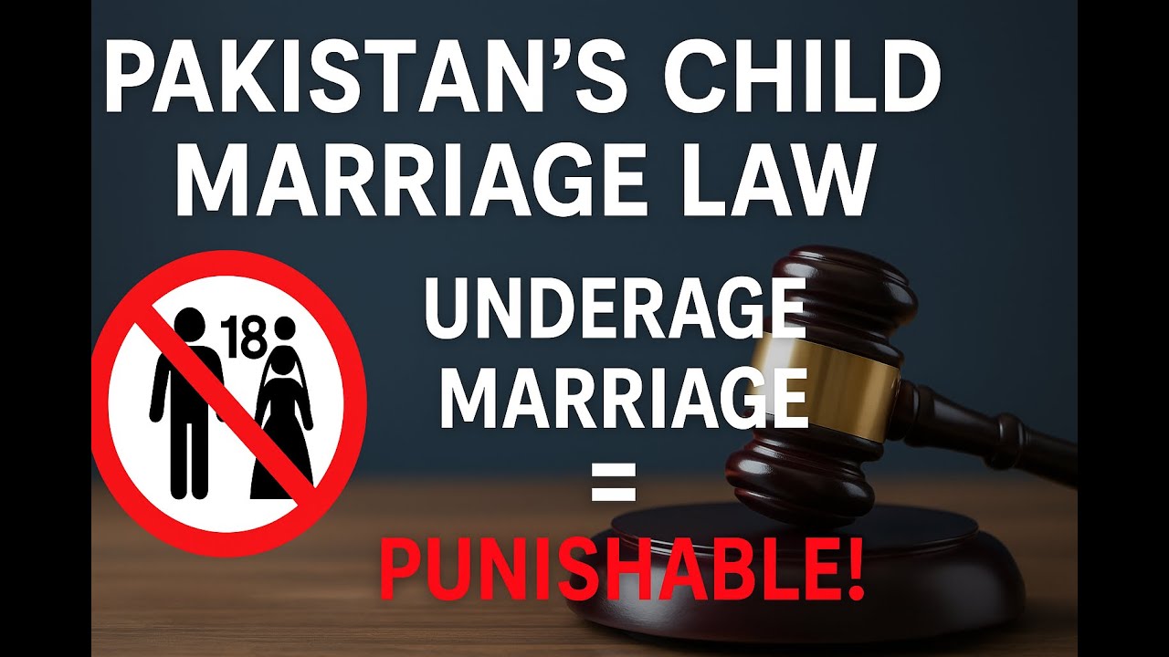Child Marriage Restraint Bill 2025 | کم عمری کی شادی پر قانون سازی | Urdu Law Explanation