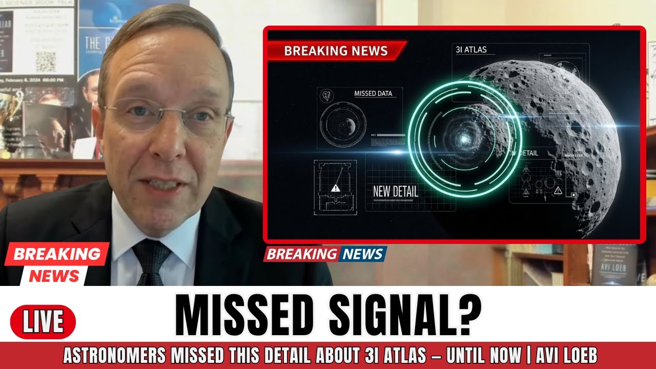 Astronomers Missed This Detail About 3I ATLAS — Until Now | Avi Loeb.