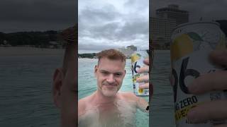 Enjoying a Swim & Drink at Shirahama Beach, Japan