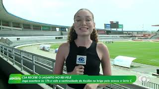 CSA recebe o Lagarto no Rei Pelé - 27/06/2026