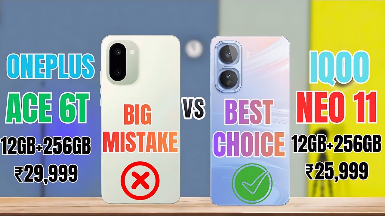 😱 OnePlus Ace 6T vs iQOO Neo 11 Pro — Ek Galat Choice Aur Sab Khatam! 💔🔥