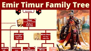Amir Timur Family Tree | How Genghis, Timur & Babur Related?