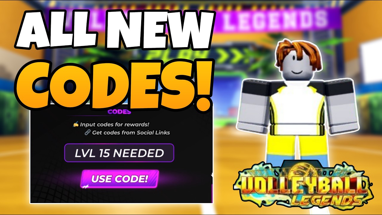 NEW CODES* ALL WORKING VOLLEYBALL LEGENDS CODES (JUME 2026