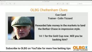 Cheltenham Festival Ante Post betting Odds and Tips - Where will Cue Card run