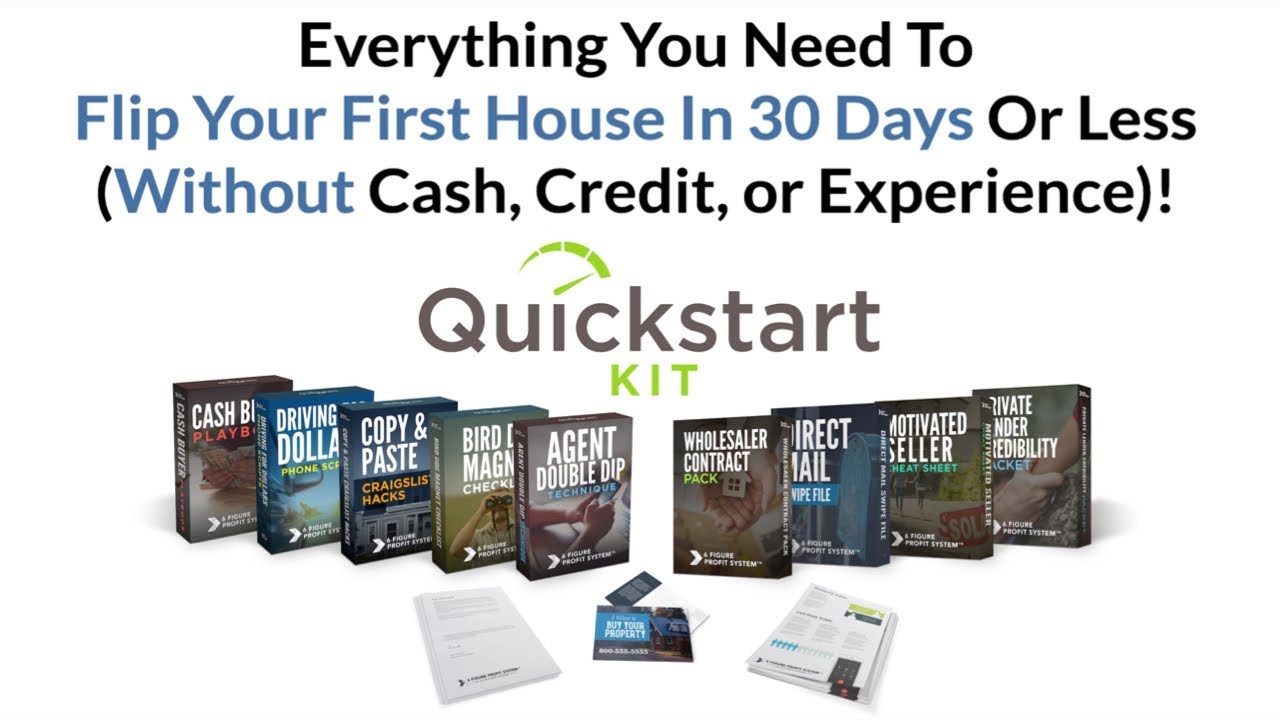 How To Flip Paper Real Estate How To Get Started Flipping Real Estate - FREE Quick Start Kit - YouTube