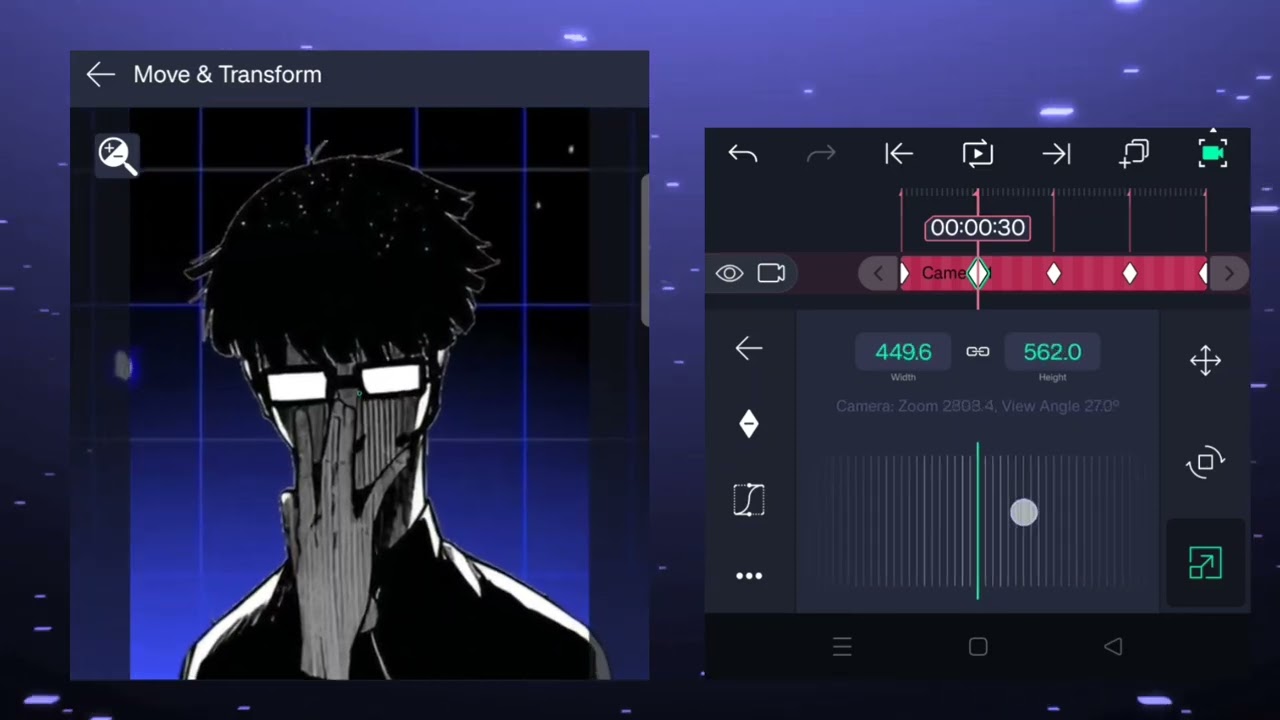 Double eye transition tutorial 