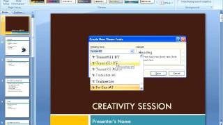 PowerPoint 2007 - Creating Custom Themes