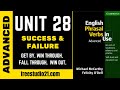 English Phrasal Verbs in Use - SUCCESS &amp; FAILURE -  Unit 28