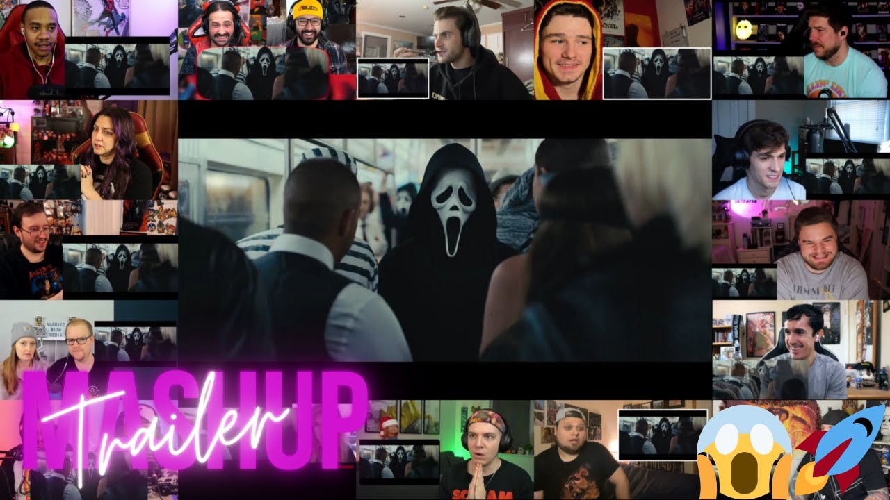 Scream 6 - Official Teaser Trailer Reaction Mashup 🔪🩸 - Jenna Ortega ...