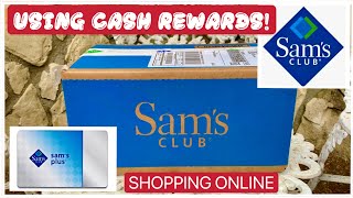 SAM’S CLUB ONLINE SHOPPING USING * CASH REWARDS * 😍 SAM’S CLUB ONLINE SHOPPING USING * CASH REWARDS * 😍