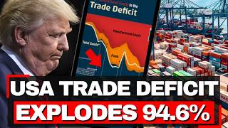 Download Lagu US Trade Deficit EXPLODES 94.6% - Trump's Tariffs Cause Economic Disaster MP3