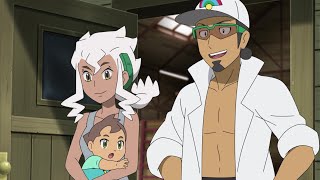 Update Pokemon  Professor Kukui and Burnet Son