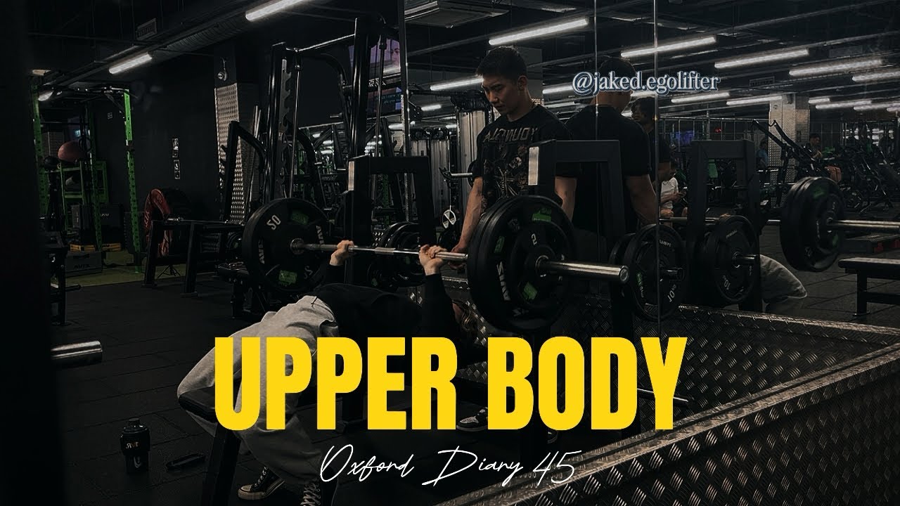Chemical concoction (preworkout x preworkout) - Upper body workout | Oxford Diary 45