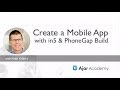 Create a mobile app with in5  phonegap build without coding