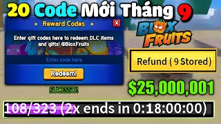 Tổng Hợp 20 Code Blox Fruit Mới Nhất Nhận X2 EXP Và 25 Triệu Beli + Reset Stats Còn Sử Dụng Được