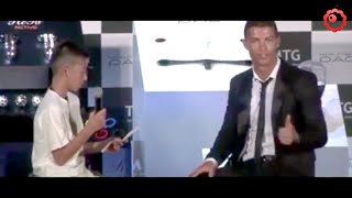 Cristiano Ronaldo defends Japanese kid on TV - Weird Japan
