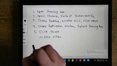 Screencastify, Drawing App, Chromebook (No Doc Cam Needed!)