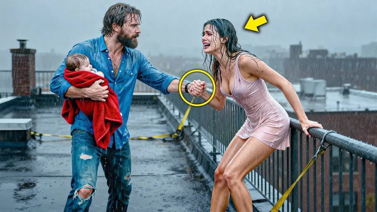 Ich dachte, es wäre eine ganz normale Nachtschicht auf der Baustelle – bis ich im Regen eine Frau auf der Dachkante stehen sah. Sie wollte springen. Ich rief ihr etwas zu, irgendetwas, nur damit...
