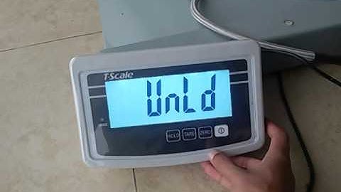 T-Scale M901 Animal Scale Calibration