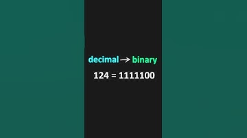 Convert decimal to binary EASY! #computerscience #coding #programming