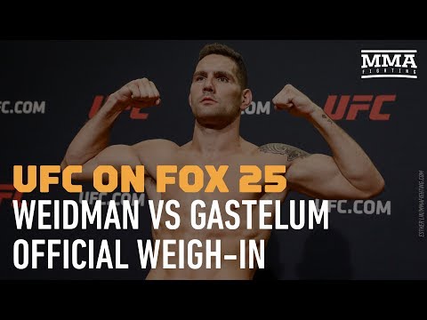 UFC on FOX 25 official weigh-in video - MMA Fighting