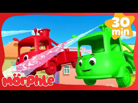 Jet Wash Cleaning with Morphle! 🧼Let's Clean Up Pet Port! | Morphle's Family | Preschool Cartoons