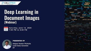 Deep Learning in Document Images by Kalyan Kumar Pichuka