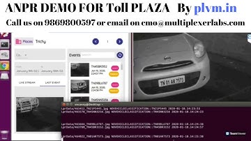 ANPR DEMO FOR Toll PLAZA