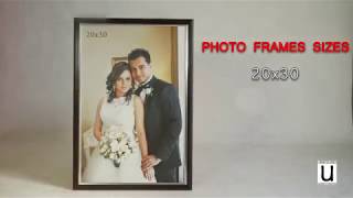PHOTO FRAMES SIZES