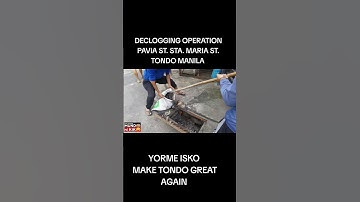 MK🤪/LINIS SIP SIP KANAL STA.MARIA PAVIA TONDO MANILA @iskomoredumagoso #clearingoperation #isko