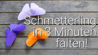 Schmetterlinge falten – Origami Anleitung für Kinder und Erwachsene