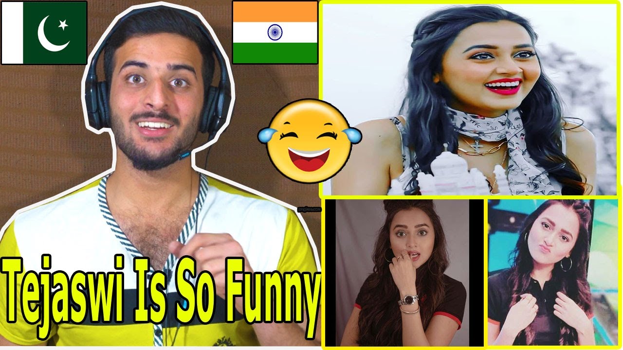 Pkaistani React On TEJASWI PRAKASH CUTE FUNNY MOMENTS | KATRON KE KHILADI