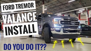 | HOW TO | Install the Ford Tremor Front Valance 20202022 Ford F250 F350 F450 Should I get one??