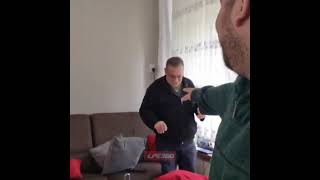 Father Gets Revenge And Throws Egg On Son