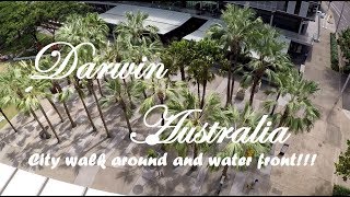 Darwin Australia City Walk Around and Water Front