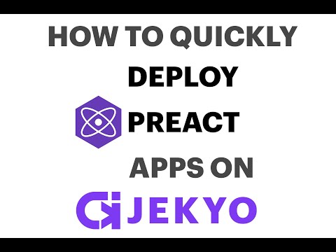 How to Deploy Preact Apps on Jekyo