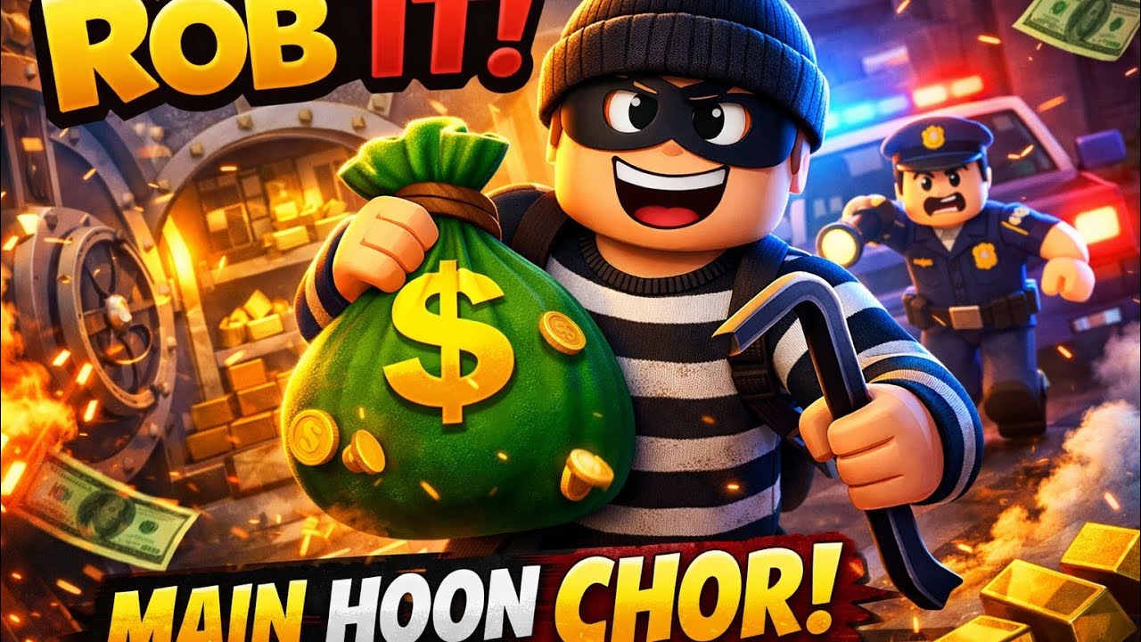 Rob It Game Heist 😱 | Police vs Chor Full Action 