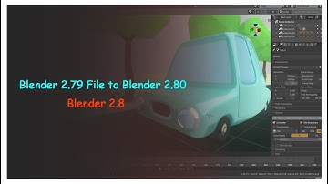 Blender 2.79 To Blender 2.80